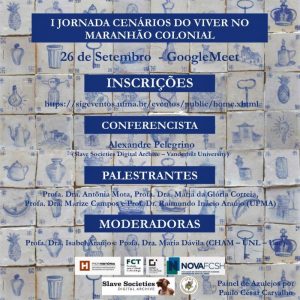 I Jornada Virtual Maranhão Colonial ocorrerá nesse sábado, 26 de setembro